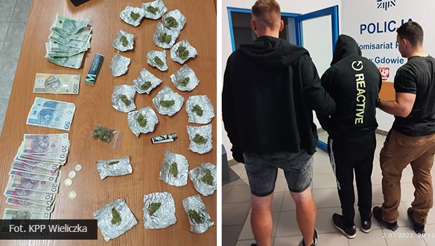 Policjanci z Gdowa, w cigu jednego dnia zatrzymali dwie osoby z narkotykami