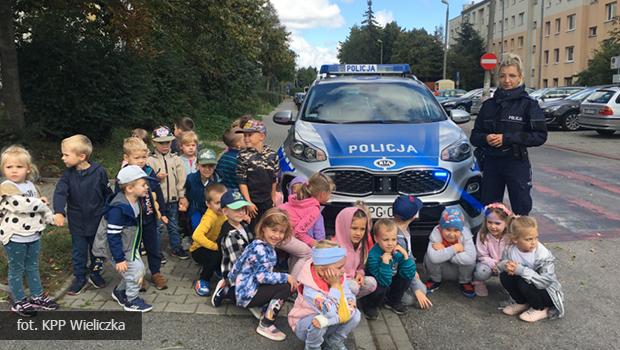 Spotkania wielickich policjantw w szkoach oraz przedszkolach