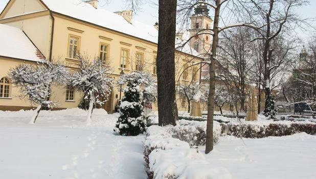 Wieliczka w zimie