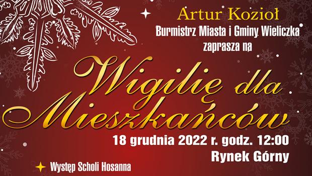 Ju w niedziel Wigilia dla mieszkacw na wielickim rynku