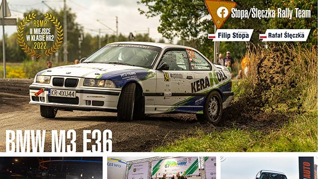 Stopa/Ślęczka Rally Team na podium w Rajdowych Samochodowych Mistrzostwach Polski. Sezon 2023 rozpoczniemy w Wieliczce.