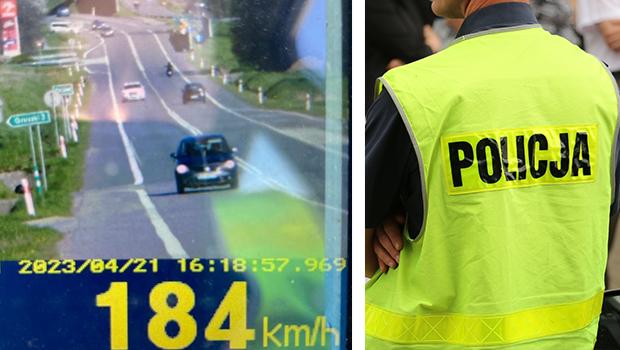 Wielicka drogwka zatrzymaa Audi jadce 184 km/h – mandat 2500 z