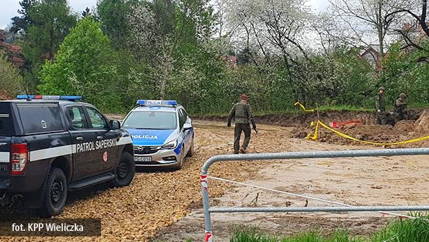 Ponad 700 pociskw wydobyli z ziemi saperzy przy ul. Reformackiej w Wieliczce