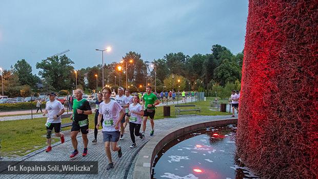 Bieg upny na terenie kopalni