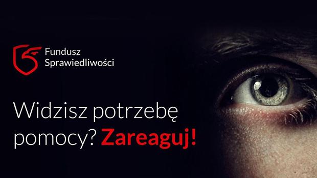 Fundusz Sprawiedliwoci. Sprawne wsparcie dla osb pokrzywdzonych przestpstwem.