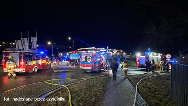Pożar w Wieliczce – jedna osoba nie żyje