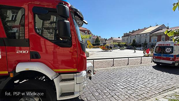 migowiec LPR ldowa na wielickim rynku – reanimowano mczyzn
