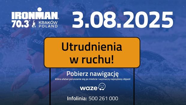 IRONMAN 70.3 Krakw. Utrudnienia w ruchu w Wieliczce – zobacz map