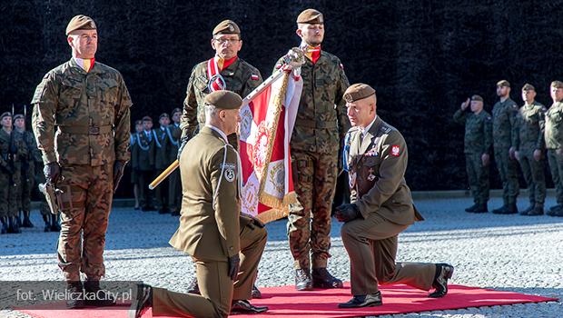 Zmiana dowdztwa 11. Maopolskiej Brygady Obrony Terytorialnej w wielickiej Tni Solankowej