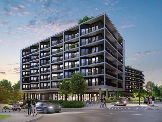 Osiedle przy Wielickiej - Widok na loggie od ulicy Orwid_1920.jpg