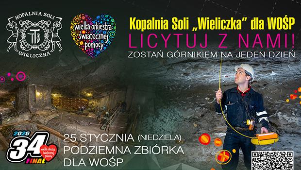 Zosta� g�rnikiem na jeden dzie� i wesprzyj WO�P z Kopalni� Soli 