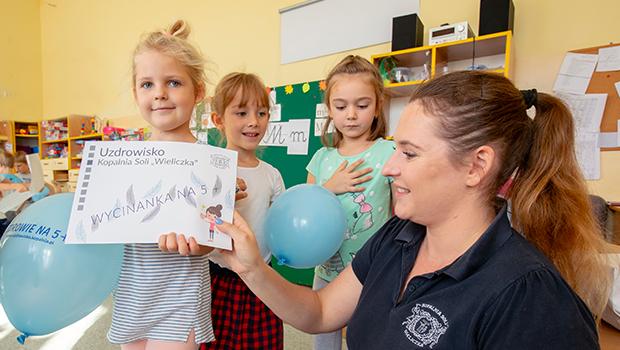Zapraszamy przedszkola z powiatu wielickiego do akcji Zdrowie na 5+