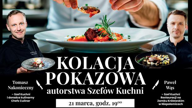 Kolacja pokazowa Szef�w Kuchni na Zamku Kr�lewskim w Niepo�omicach