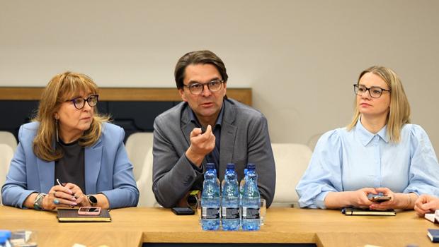 Wa�ne inwestycje i  bezpiecze�stwo mieszka�c�w – o tym rozmawiano w Starostwie Powiatowym