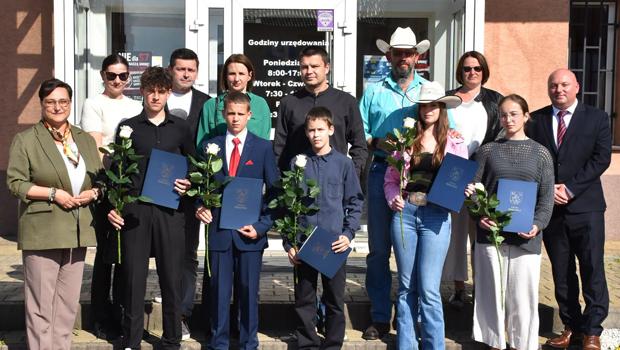 Sportowe talenty z gminy Biskupice z nagrodami za osi�gni�cia
