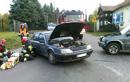 Wypadek samochodowy w miejscowoci Siercza