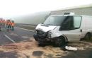 Wypadek na autostradzie A4 w miejscowości Brzezie
