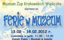 Ferie w Muzeum up Krakowskich Wieliczka
