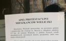 Akcja protestacyjna Wieliczki przeciwko spalarni zwierzt na Baryczy