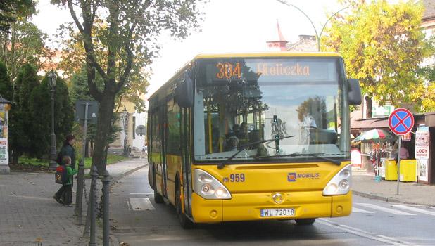 Zmiana trasy autobusu 304 na czas EURO 2012