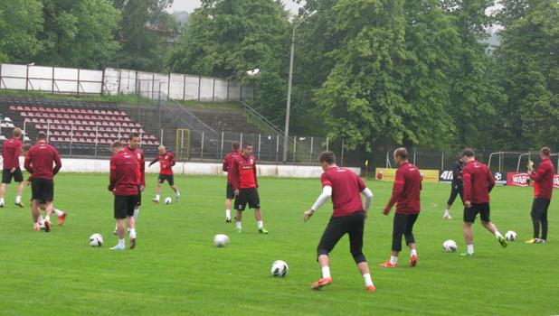 Trening polskiej reprezentacji pikarskiej w Wieliczce - zdjcia