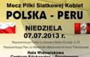 Polska - Peru - Mecz siatkówki kobiet w Wieliczce