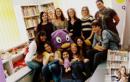 Grupa animatorów kultury z Francji w wielickiej bibliotece