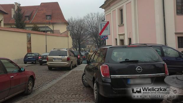 Parking, chodnik... jeden pieron - mona parkowa