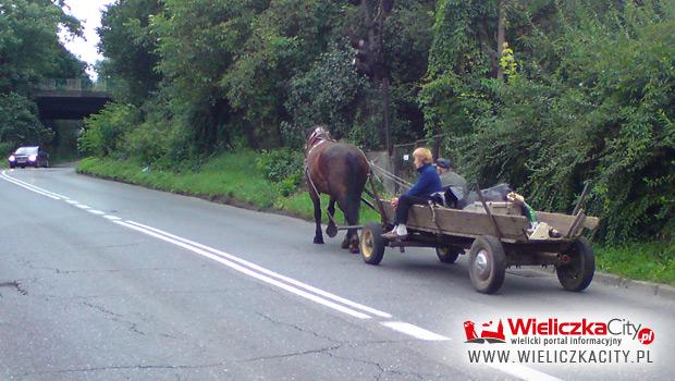 Nieczsto spotykany rodek lokomocji w Wieliczce, ale jednak...