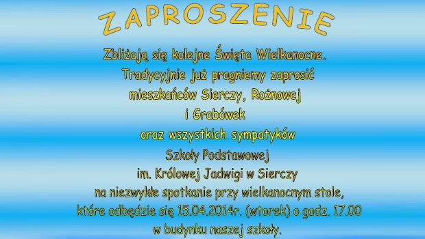 Spotkanie Wielkanocne w Szkole Podstawowej w Sierczy