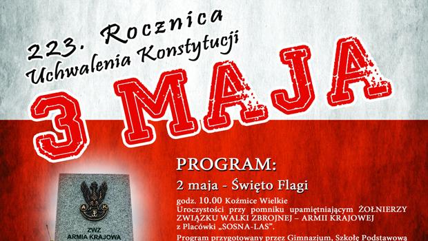 223. rocznica Uchwalenia Konstytucji 3-go Maja