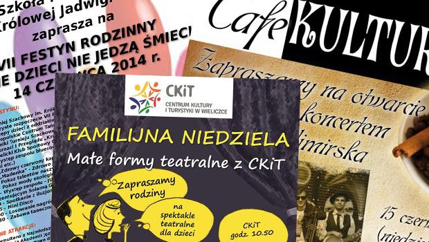 W weekend czeka nas m.in. festyn w Sierczy i otwarcie Cafe KULTURA w Wieliczce