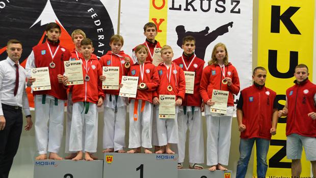 Wieliczanie na Mistrzostwach Polski Południowej Oyama Karate