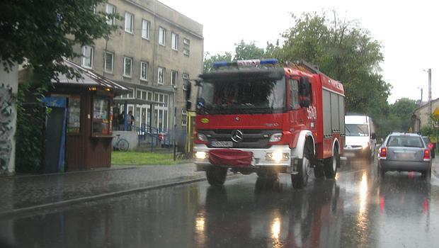 Dwa dni opadów – 45 interwencji strażaków w naszej gminie
