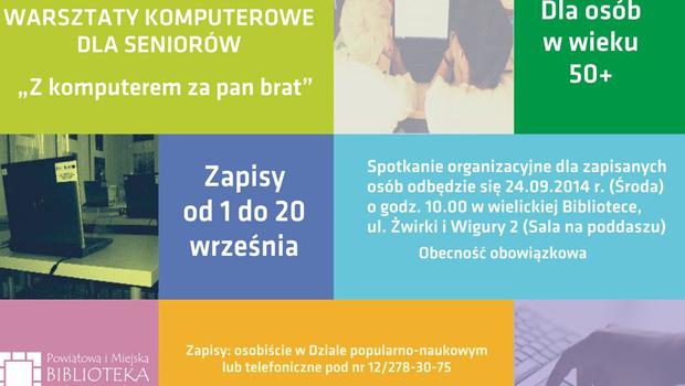 XI edycja warsztatw komputerowych dla Seniorw – zapraszamy!