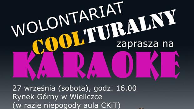 KARAOKE z COOLturalnym Wolontariatem na wielickim rynku