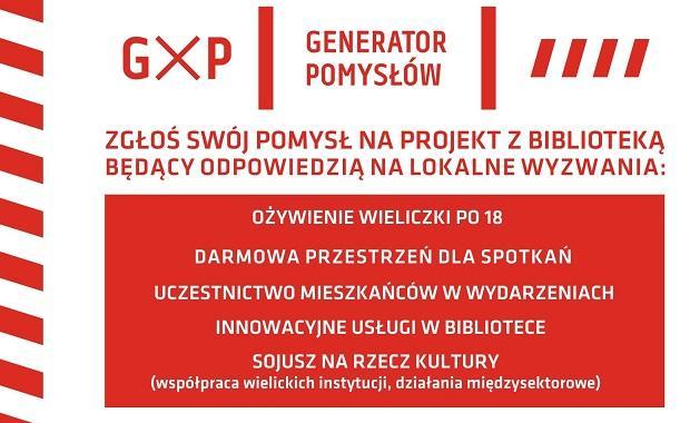 Generator Pomysłów dla mieszkańców Wieliczki!