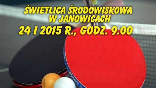 Turniej Tenisa Stołowego w Janowicach