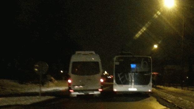 Autobus 304 potrci w Wieliczce pieszego