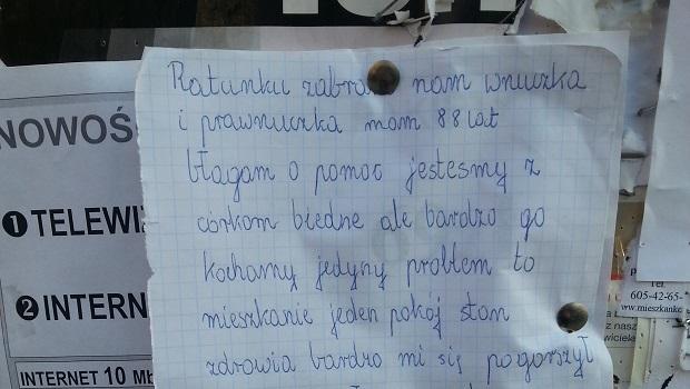 Dramatyczny apel o pomoc?