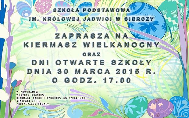 Kiermasz Wielkanocny i Dni Otwarte SP w Sierczy