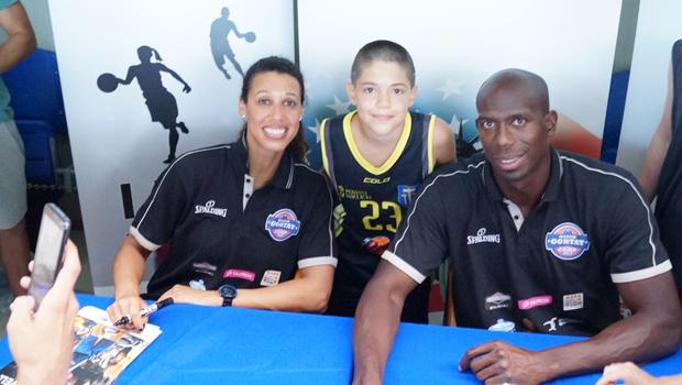 Spotkanie wielickich koszykarzy z gwiazdami NBA