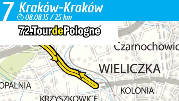 Zblia si VII etap 72. Tour de Pologne