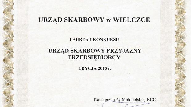 Wielicki Urzd Skarbowy Przyjazny Przedsibiorcy