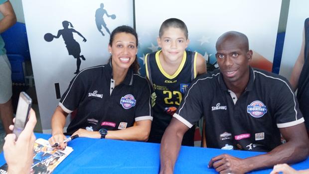 Spotkanie wielickich koszykarzy z gwiazdami NBA