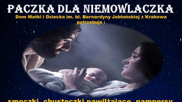 Paczka dla niemowlaczka - artykuy mona zostawia m.in. w biurze DM Wieliczka