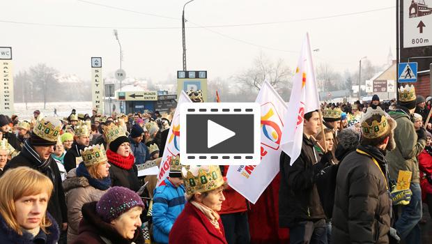 Orszak Trzech Krli 2016 w Wieliczce - film