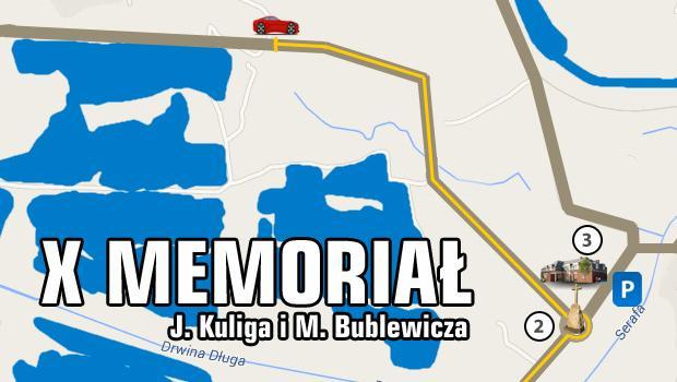 X Memoria Kuliga i Bublewicza 2016. 3 trasy, 7 przejazdw - zobacz mapy