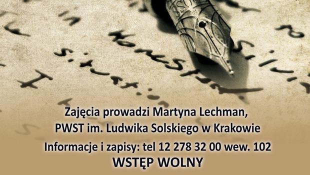 Warsztaty kreatywnego pisania dla dorosych i modziey