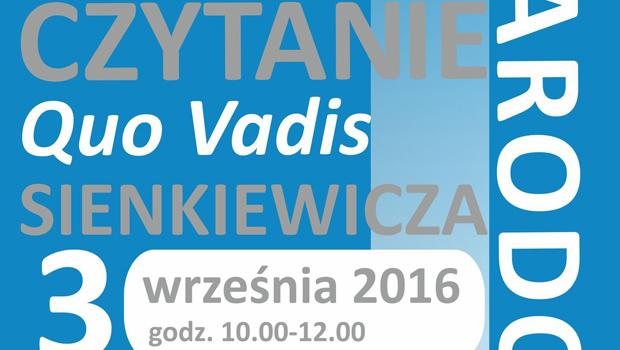 Narodowe Czytanie „Quo Vadis” Henryka Sienkiewicza